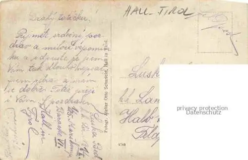 AK / Ansichtskarte Hall Tirol AT Soldaten Portrait Feldpost