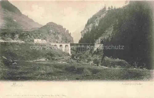 AK / Ansichtskarte Airolo Leventina TI Salvedrobruecke