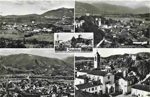 AK / Ansichtskarte Stabio Mendrisio TI Panorama Kirche