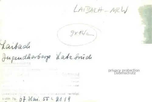 AK / Ansichtskarte Laibach Bad Berleburg NRW Jugendherberge Latzbruch