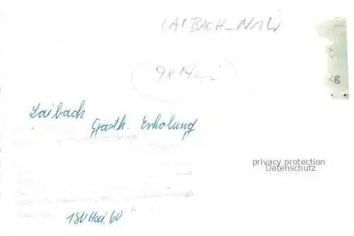 AK / Ansichtskarte Laibach Bad Berleburg NRW Gasthof Erholung Gaststube