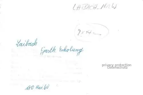 AK / Ansichtskarte Laibach Bad Berleburg NRW Gasthof Erholung Gaststube