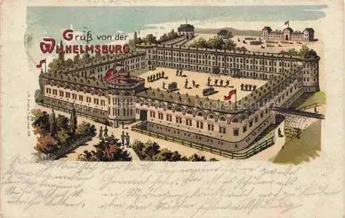 AK / Ansichtskarte ULM  Donau Wilhelmsburg Kaserne Litho Feldpost