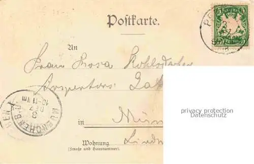 AK / Ansichtskarte AUGSBURG Waldkuralpe Nervenheil Architekt K. Gollwitzer