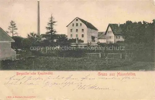 AK / Ansichtskarte Haunstetten AUGSBURG Bayern Bergmiller'sche Kunstmuehle