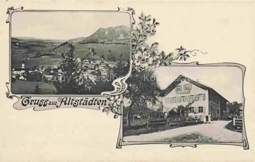 AK / Ansichtskarte Altstaedten Allgaeu Bayern Panorama Teilansicht
