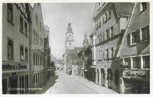 AK / Ansichtskarte Crailsheim BW Langestrasse