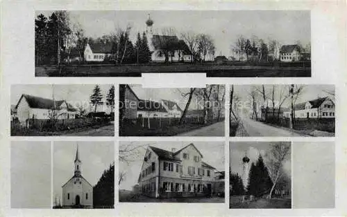 AK / Ansichtskarte Ludwigsmoos Neuburg-Schrobenhausen Bayern Teilansichten Kirche