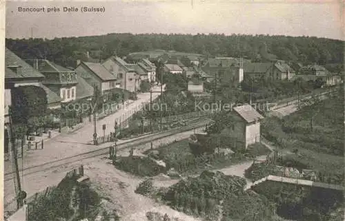 AK / Ansichtskarte Boncourt  Dellle Porrentruy JU Teilansicht Eisenbahn