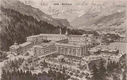 AK / Ansichtskarte Lenk Simmental BE Kurhaus Kuenstlerkarte