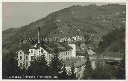 AK / Ansichtskarte Krummenau  Toggenburg SG Weberei Trempel