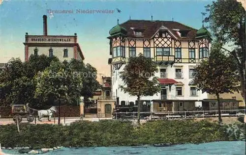 AK / Ansichtskarte Niederweiler Muellheim Baden BW Brauerei Feldpost