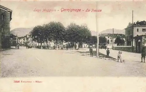 AK / Ansichtskarte Germignaga Lago Maggiore Varese Lombardia IT La piazza
