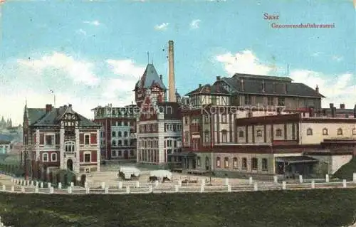 AK / Ansichtskarte Saaz Zatec Aussig CZ Genossenschaftsbrauerei