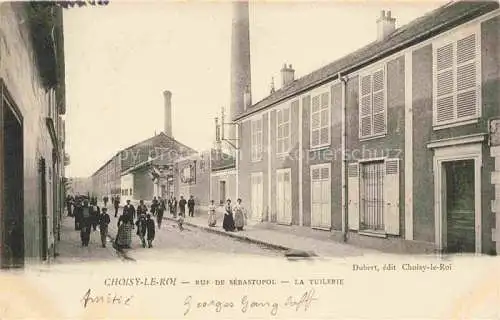 AK / Ansichtskarte Choisy-le-Roi Creteil 94 Val-de-Marne Rue de Sébastopol La Tuilerie