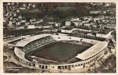 AK / Ansichtskarte LAUSANNE VD Stade Olympique vue aérienne