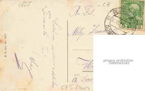 AK / Ansichtskarte Oderberg Bohumin Bogumin CZ Stadtzentrum Blick zur Kirche Militaerzensur Stempel