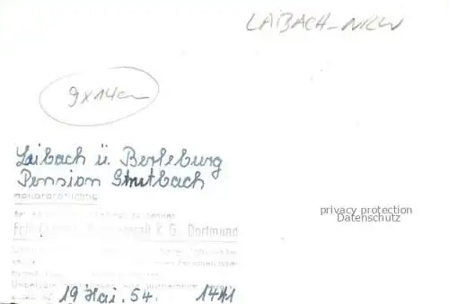 AK / Ansichtskarte Laibach Bad Berleburg NRW Panorama