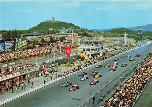 AK / Ansichtskarte Nuerburgring Autorennstrecke Eifel Internationale Renn und Touristenstrecke