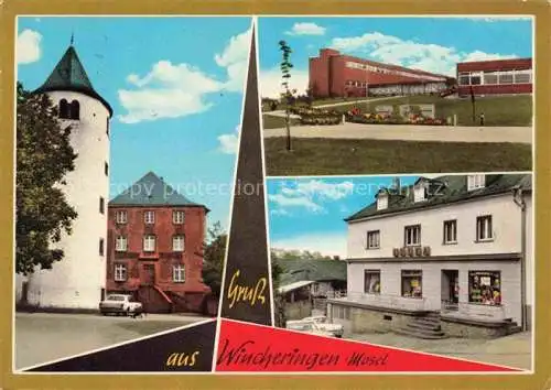 AK / Ansichtskarte Wincheringen Trier-Saarburg Rheinland-Pfalz Turm Rathaus Edeka