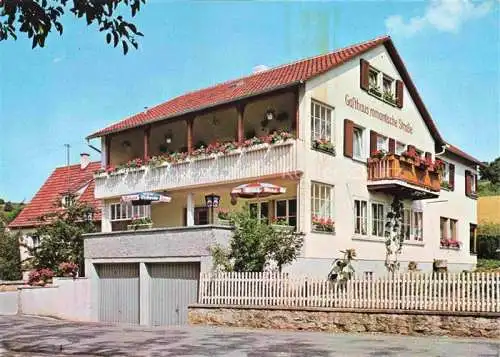 AK / Ansichtskarte Klingen Bieberehren Gasthaus zur Romantischen Strasse