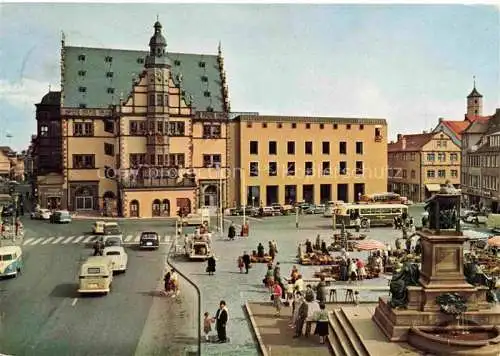 AK / Ansichtskarte SCHWEINFURT Main Marktplatz mit Rathaus