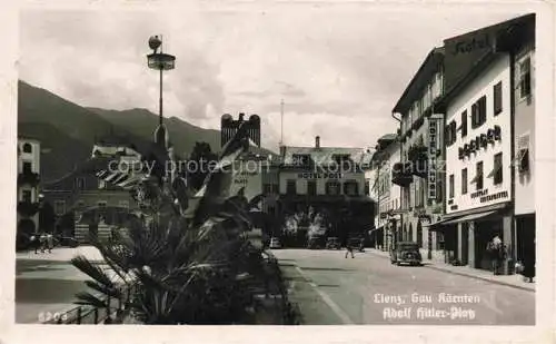 AK / Ansichtskarte Lienz  Tirol AT Platz Hotel Post Hotel Traube