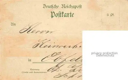 AK / Ansichtskarte DUISBURG  Ruhrort Ansicht um das Jahr 1820 Kuenstlerkarte Deutsche Reichspost