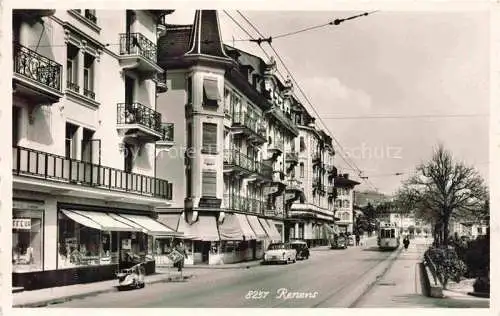 AK / Ansichtskarte Renens Lausanne VD Strassenpartie Strassenbahn
