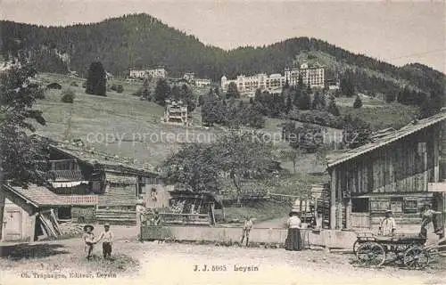 AK / Ansichtskarte Leysin VD Teilansicht