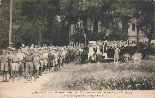 AK / Ansichtskarte MALAKOFF  Malakoff-la-Tour Antony 92 Hauts-de-Seine Enfant au Grand Air Départ pour la Grande Côte