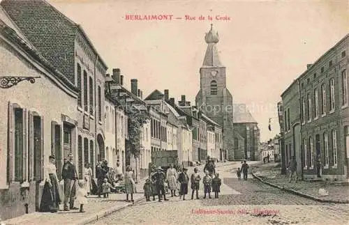 AK / Ansichtskarte Berlaimont Avesnes-sur-Helpe 59 Nord Rue de la Croix Eglise