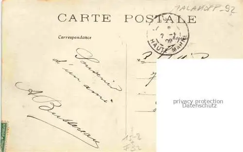 AK / Ansichtskarte MALAKOFF  Malakoff-la-Tour Antony 92 Hauts-de-Seine Aéronef Malécot évoluant au-dessus de la ville Zeppelin