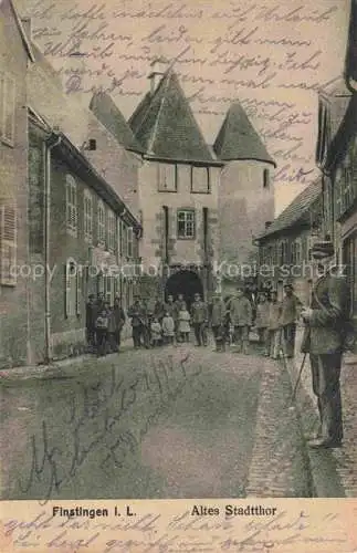 AK / Ansichtskarte Finstingen Fenetrange Sarrebourg 57 Moselle Altes Stadttor