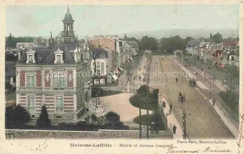 AK / Ansichtskarte Maisons-Laffitte 78 Yvelines La Mairie et Avenue Longueil