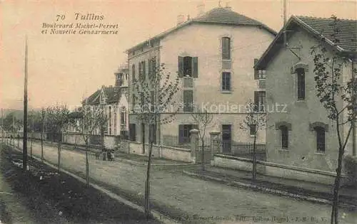 AK / Ansichtskarte Tullins Grenoble 38 Isere Boulevard Michel-Perret et nouvelle Gendarmerie