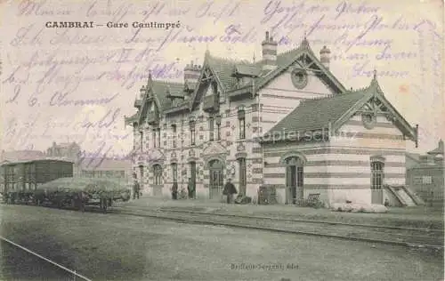 AK / Ansichtskarte Cambrai 59 Nord Gare Cantimpré Feldpost