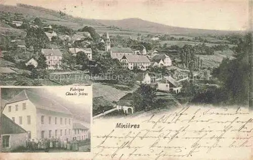 AK / Ansichtskarte Minieres Niederbruck Thann 68 Haut-Rhin Panorama Fabrique Claude Frères