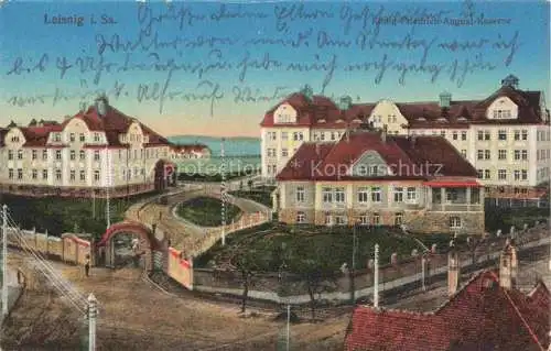 AK / Ansichtskarte Leisnig Sachsen Koenig-Friedrich-August-Kaserne Feldpost
