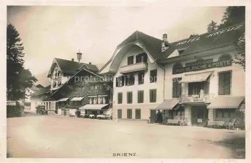 AK / Ansichtskarte Brienz Brienzersee BE Hotel Pension Croix-Blanche et Post