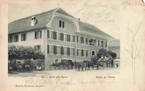 AK / Ansichtskarte Anet Ins-Anet BE Hôtel de l'Ours