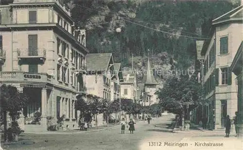 AK / Ansichtskarte Meiringen BE Kirchstrasse