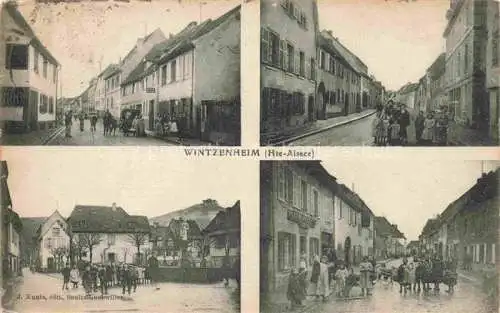 AK / Ansichtskarte Wintzenheim Winzenheim Elsass 68 Alsace Motive Ortszentrum Strassenpartien