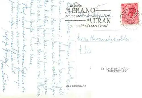 AK / Ansichtskarte MERANO Meran IT Fliegeraufnahme