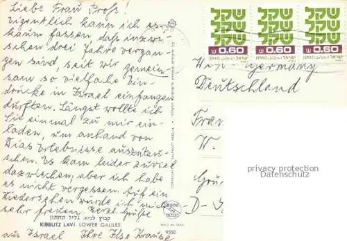 AK / Ansichtskarte Israel Kibbutz Lavi Lower Gallilee Fliegeraufnahme