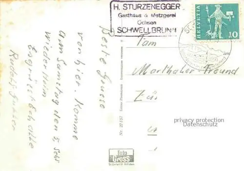 AK / Ansichtskarte Schwellbrunn Appenzell AR Dorfstrasse