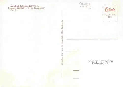 AK / Ansichtskarte Bad Schussenried Pension Sennhof