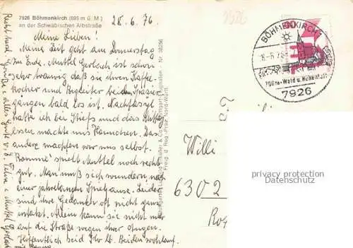 AK / Ansichtskarte Boehmenkirch Goeppingen BW Fliegeraufnahme