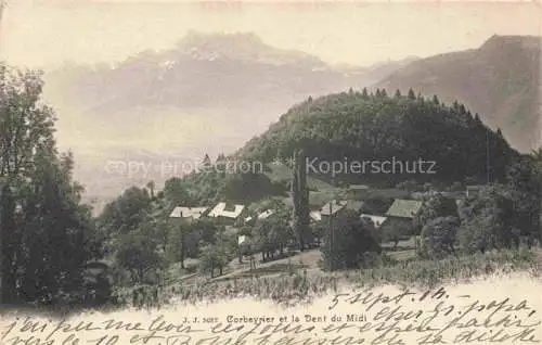AK / Ansichtskarte Corbeyrier AIGLE VD et la Dent du Midi