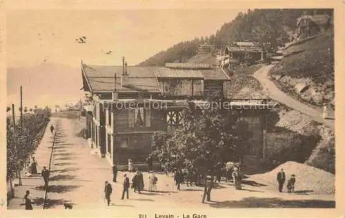 AK / Ansichtskarte Leysin VD La Gare